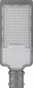 Светодиодный уличный консольный светильник 100W 6400K 100-265V, серый